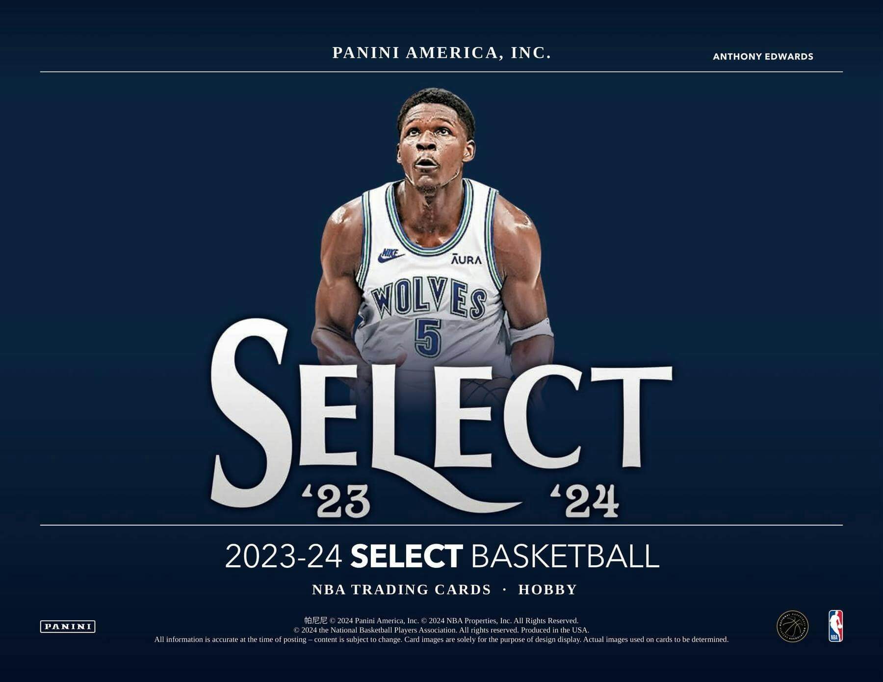 2023/24 Panini Select Basketball Hobby Box