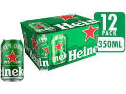 Cerveja Heineken Pilsen 12 Unidades Lata 350ml