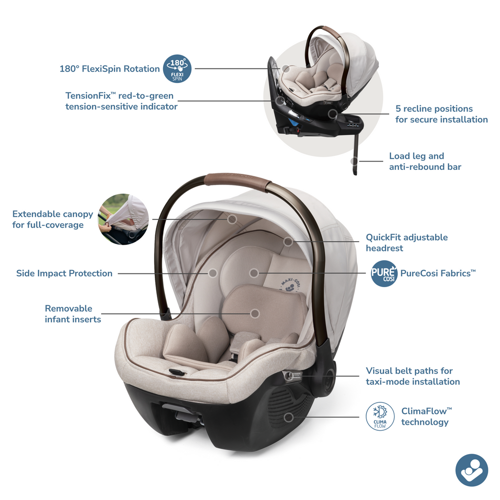 Peri™ 180° Rotating Infant Car Seat