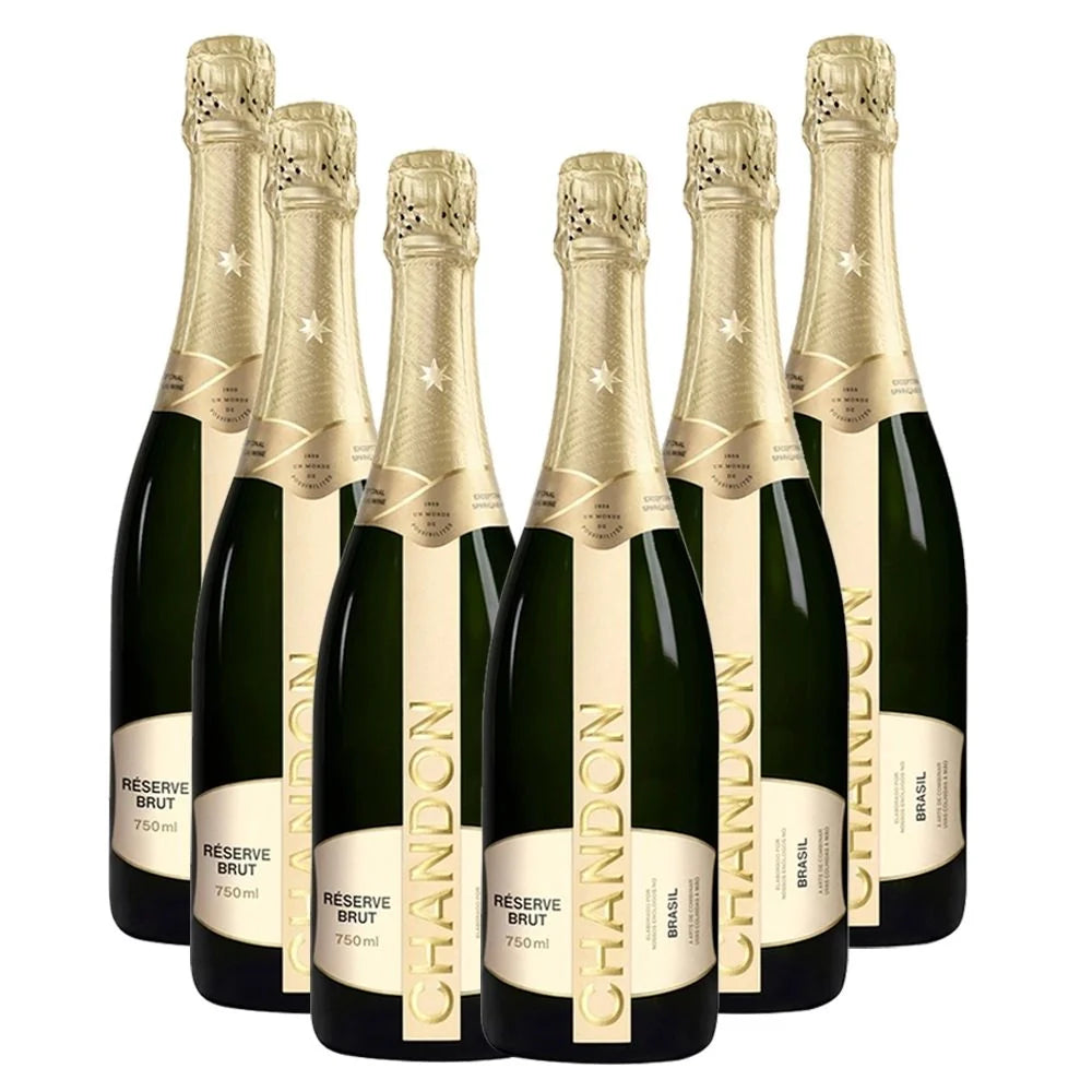 Kit Chandon Reserve Brut - 6 Garrafas 750ml+ 1 Magnum 1500ml