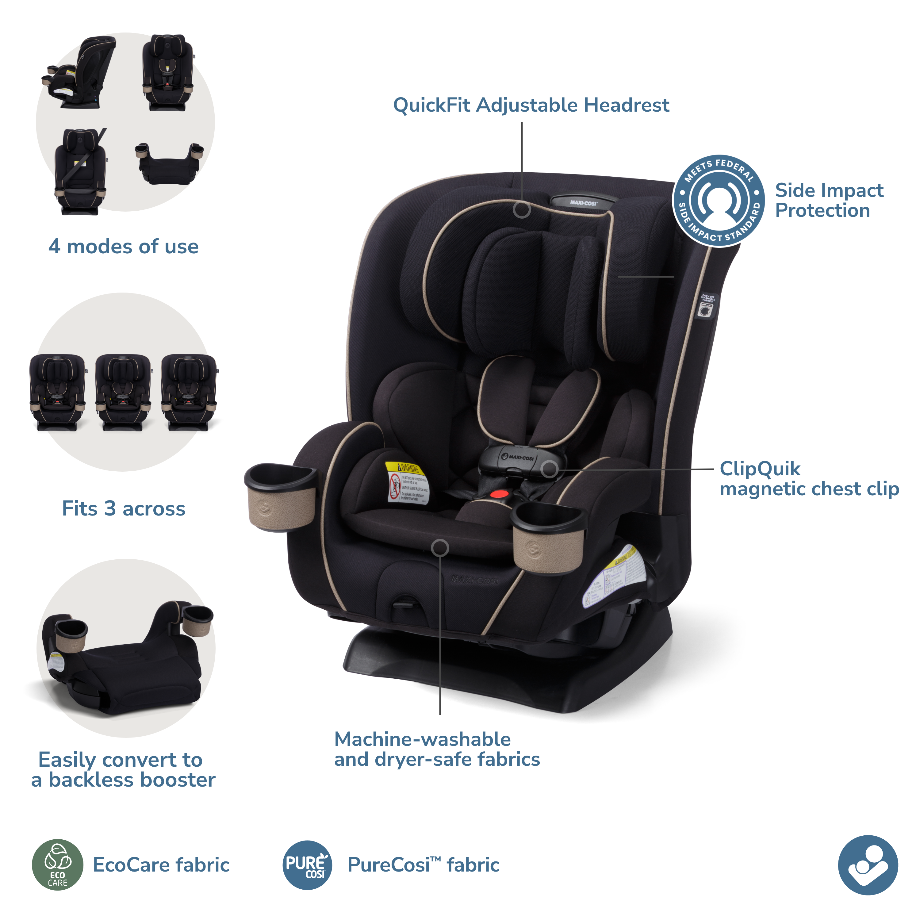 Kani 4-in-1 Convertible Car Seat