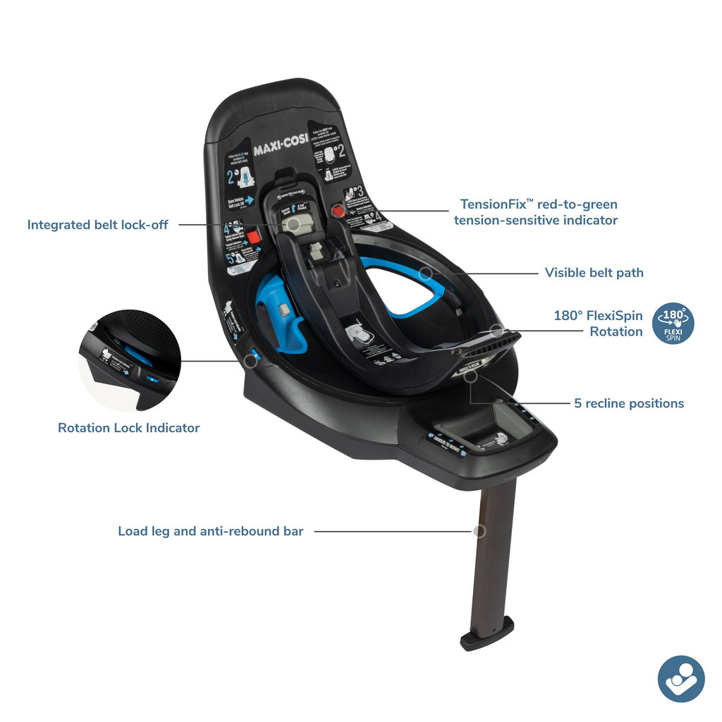 Peri™ 180° Rotating Infant Car Seat Base
