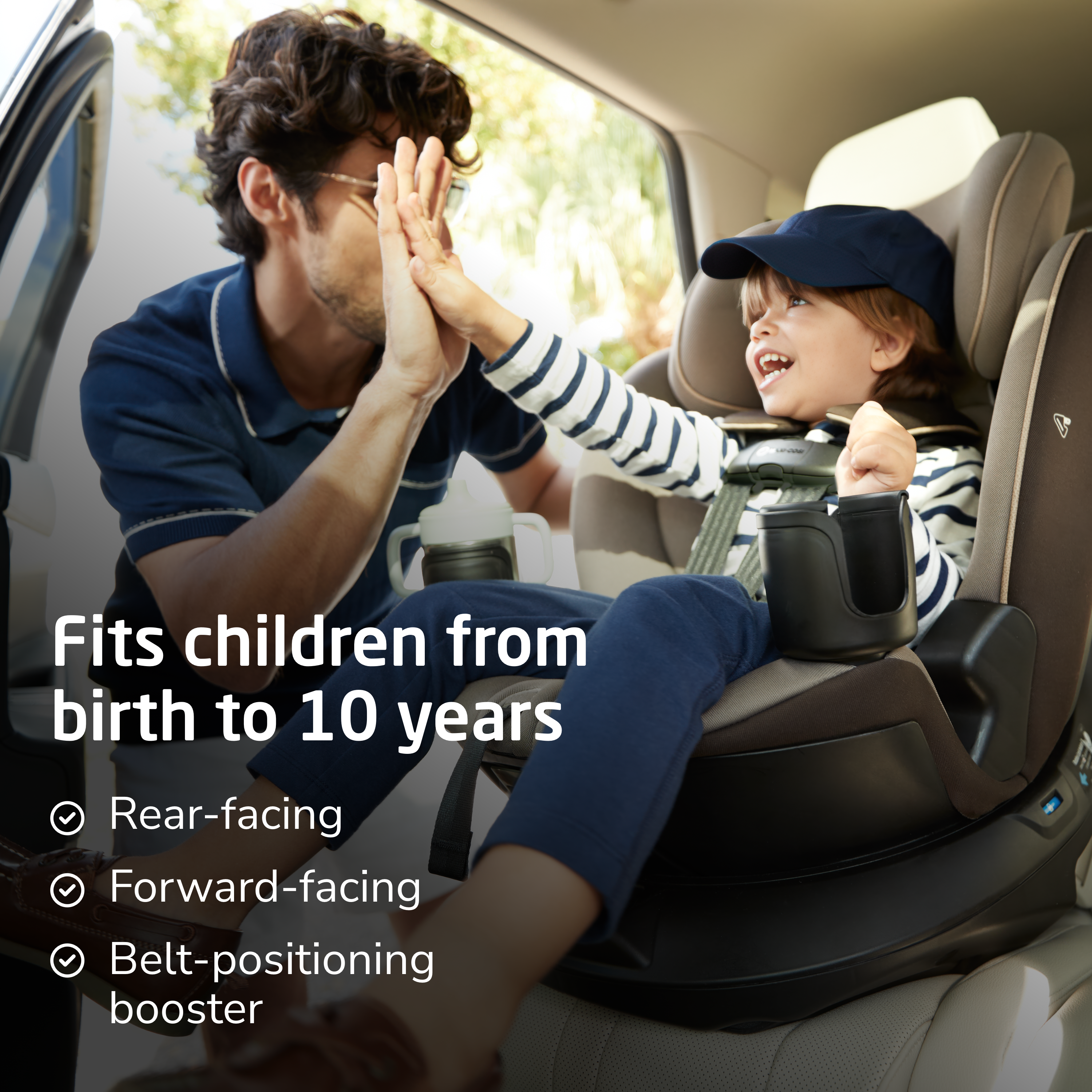 Andi 360° Rotating All-in-One Convertible Car Seat